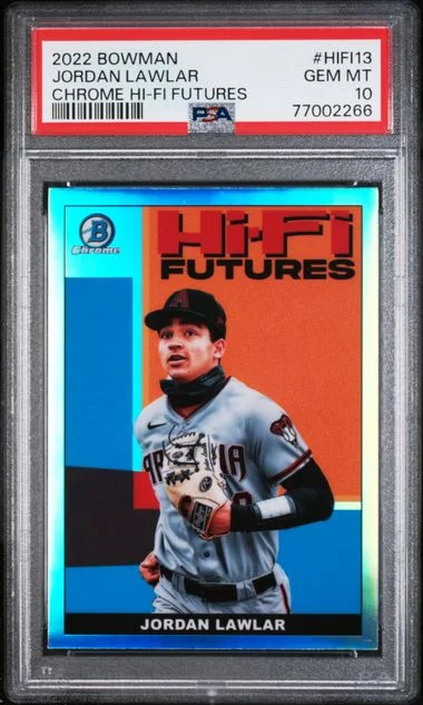 2022 Bowman Chrome Jordan Lawlar Hi-Fi Futures #HIFI13 card image