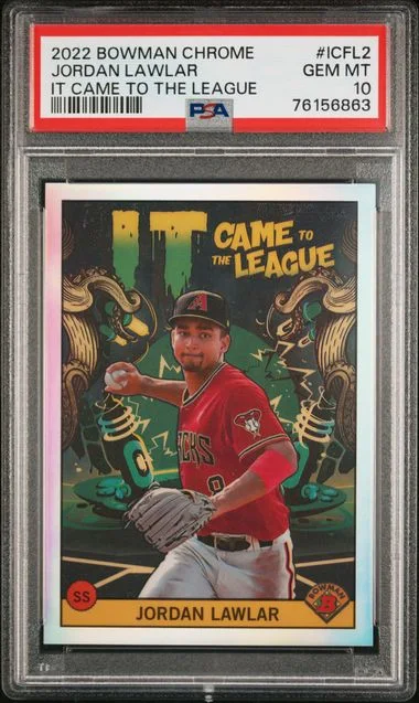 2022 Bowman Chrome Jordan Lawlar It Came To The League #ICFL2 card image