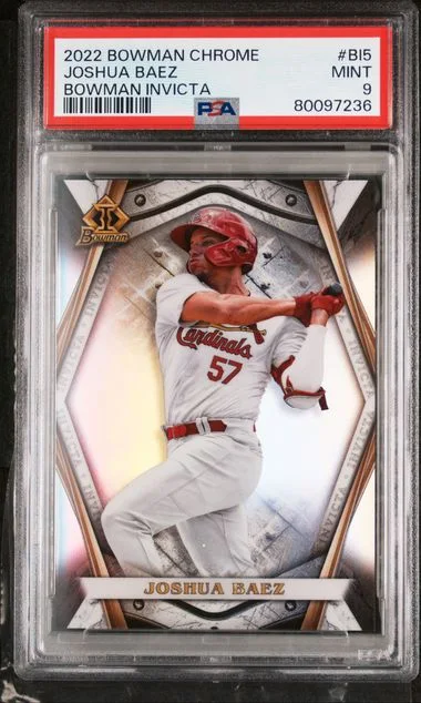 2022 Bowman Chrome Joshua Baez Bowman Invicta #BI5 card image