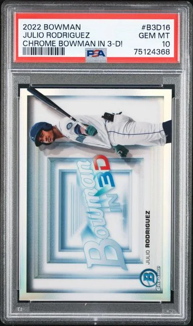 2022 Bowman Chrome Julio Rodriguez Bowman In 3-D! #B3D-16 card image