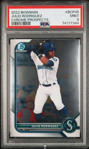 2022 Bowman Chrome Julio Rodriguez #BCP-45 card image