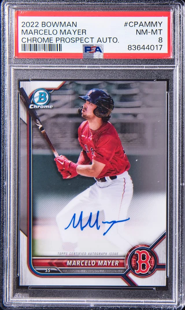 2022 Bowman Chrome Marcelo Mayer Prospect Autograph #CPAMMY card image
