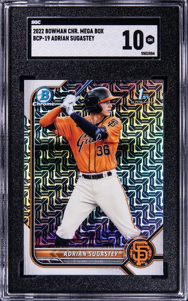 2022 Bowman Chrome Mega Box Adrian Sugastey #BCP19 card image