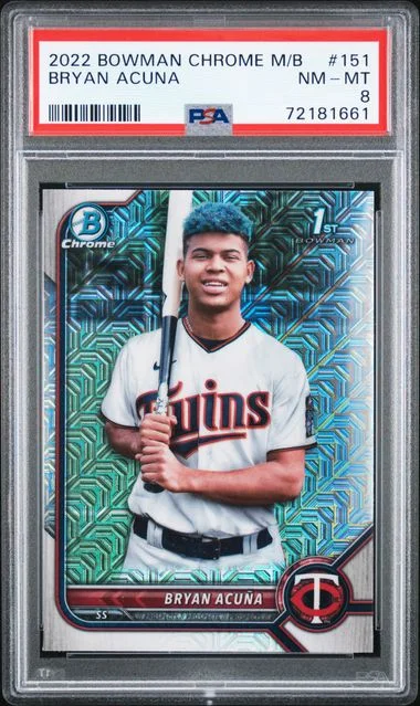 2022 Bowman Chrome Mega Box Bryan Acuna #151 card image