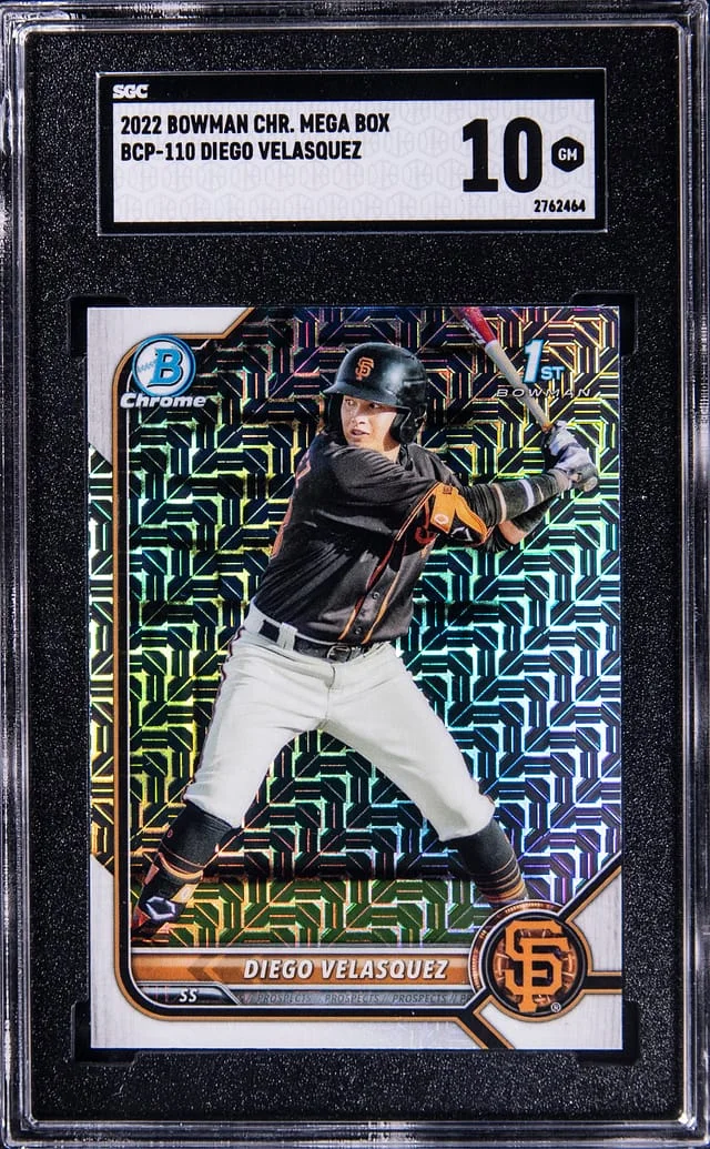 2022 Bowman Chrome Mega Box Diego Velasquez #BCP110 card image