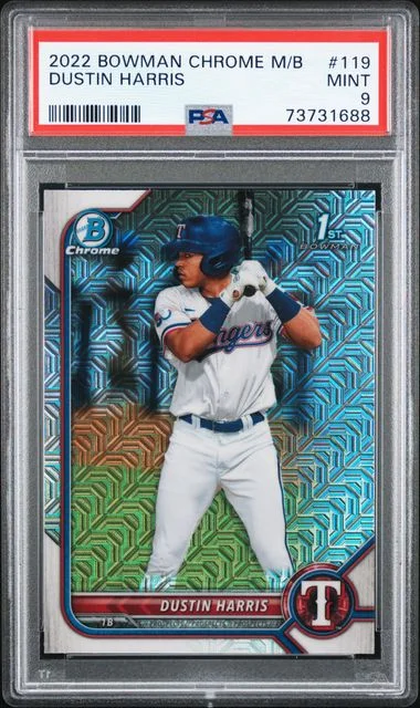 2022 Bowman Chrome Mega Box Dustin Harris #119 card image