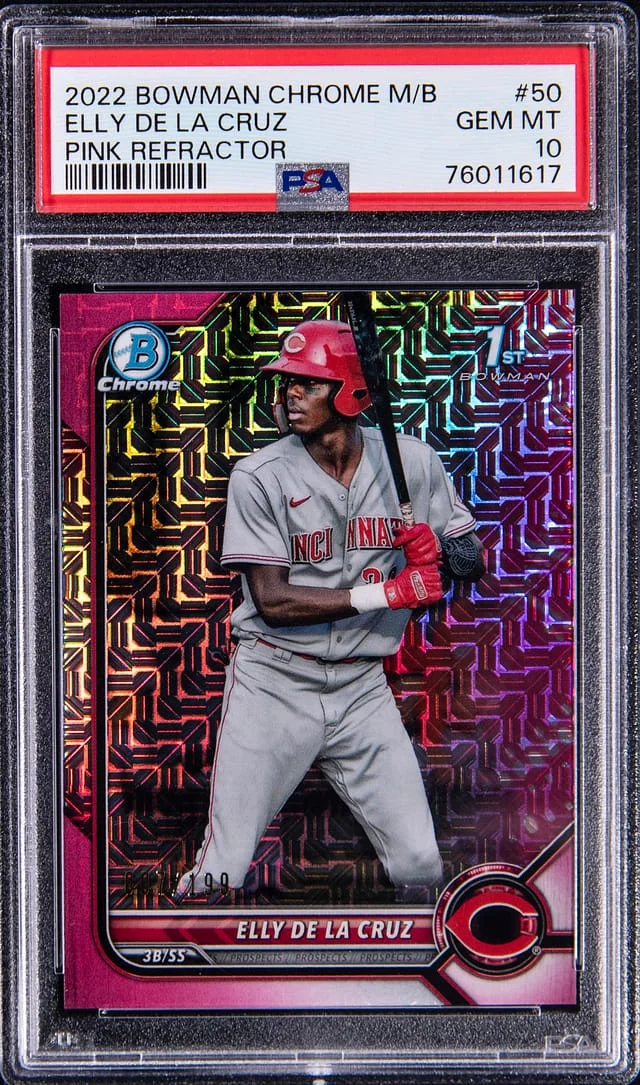 2022 Bowman Chrome Mega Box Elly De La Cruz #50 card image