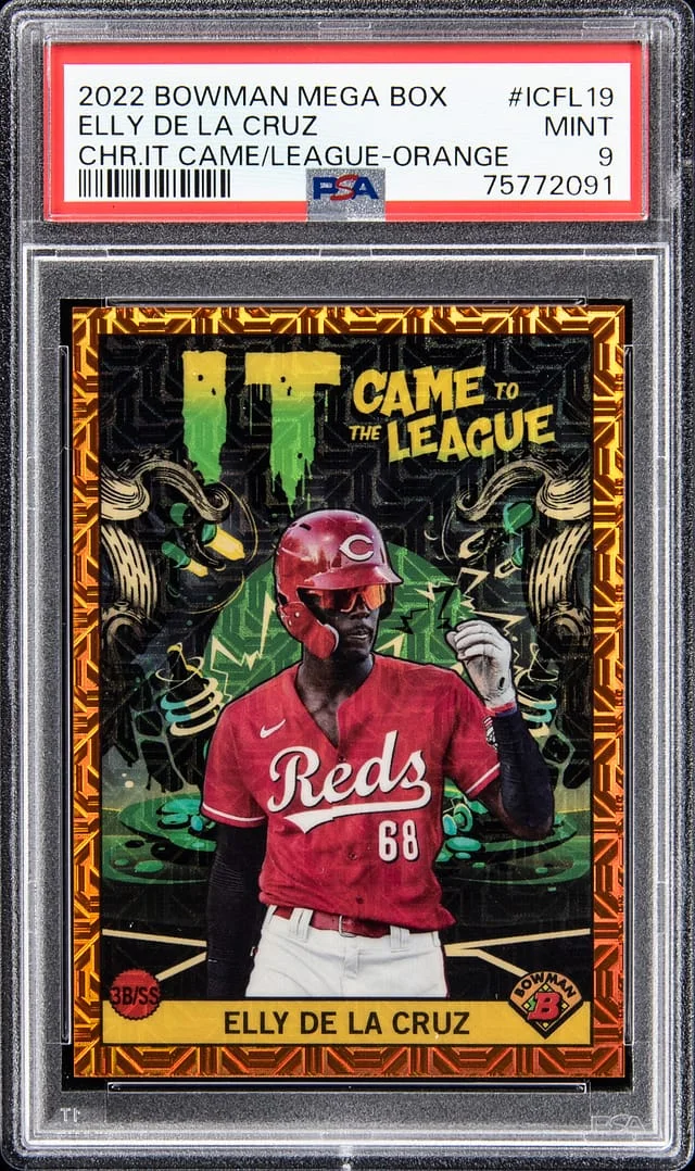 2022 Bowman Chrome Mega Box Elly De La Cruz Chrome It Came to the League #ICFL19 card image