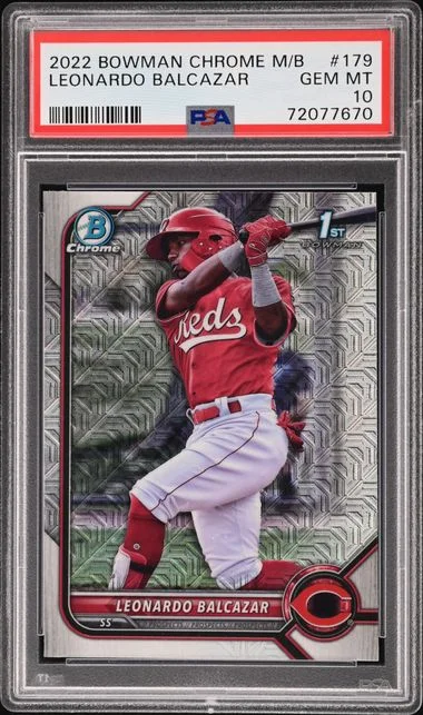 2022 Bowman Chrome Mega Box Leonardo Balcazar #BCP-179 card image