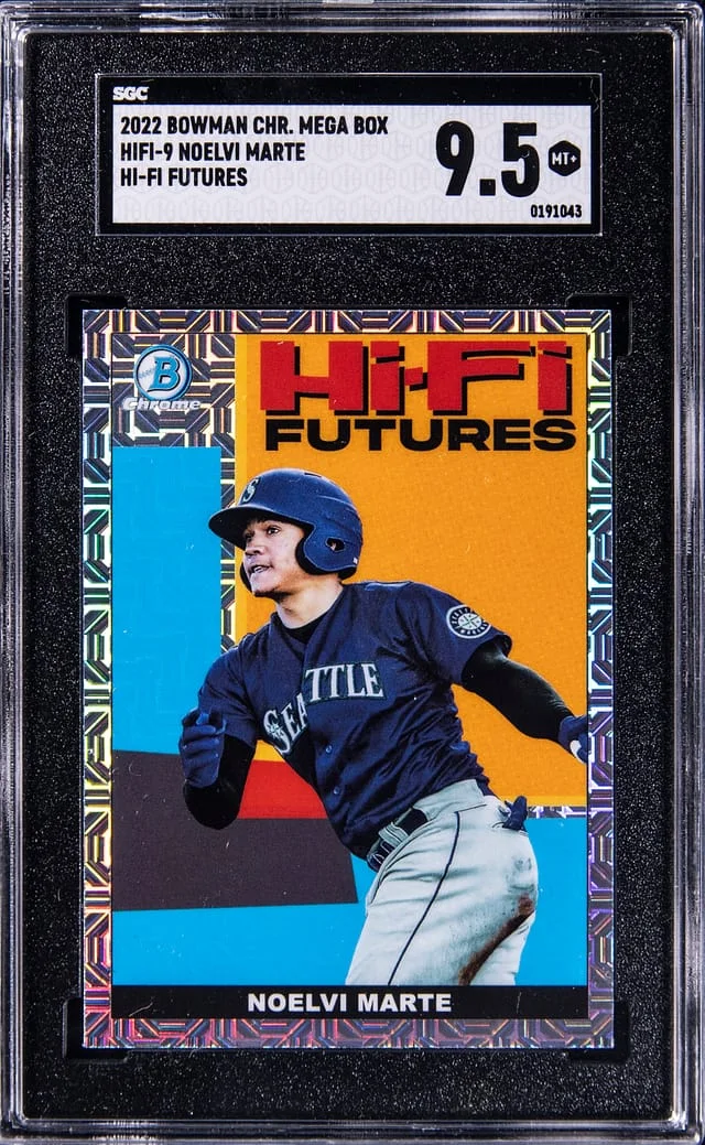 2022 Bowman Chrome Mega Box Noelvi Marte Hi-Fi Futures #HIFI9 card image