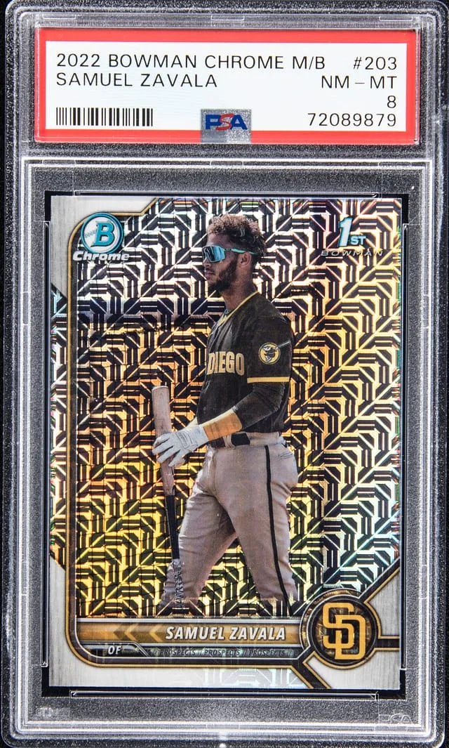 2022 Bowman Chrome Mega Box Samuel Zavala #203 card image