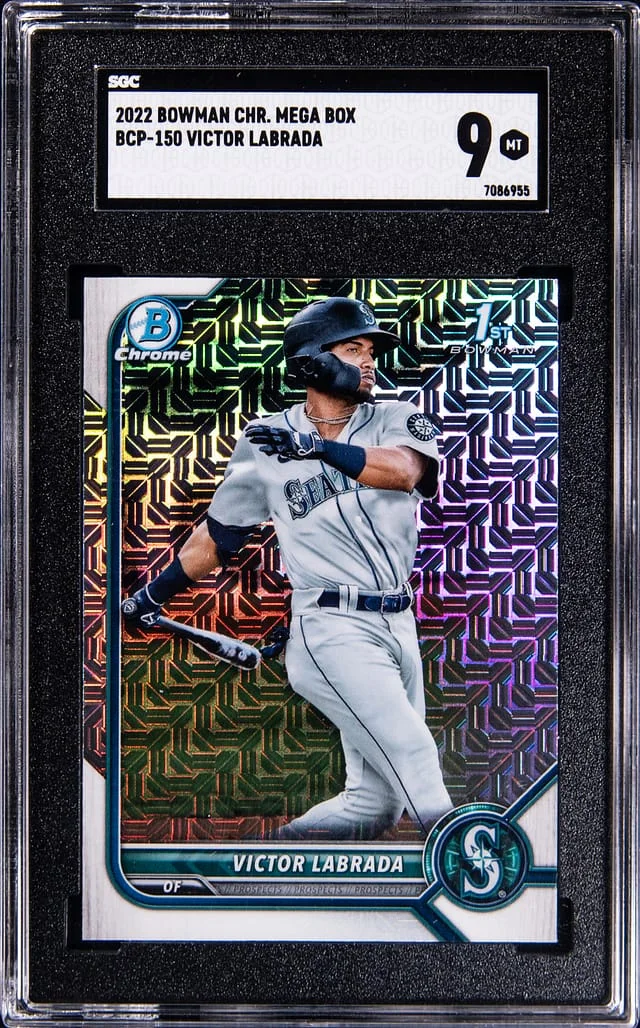 2022 Bowman Chrome Mega Box Victor Labrada #BCP150 card image