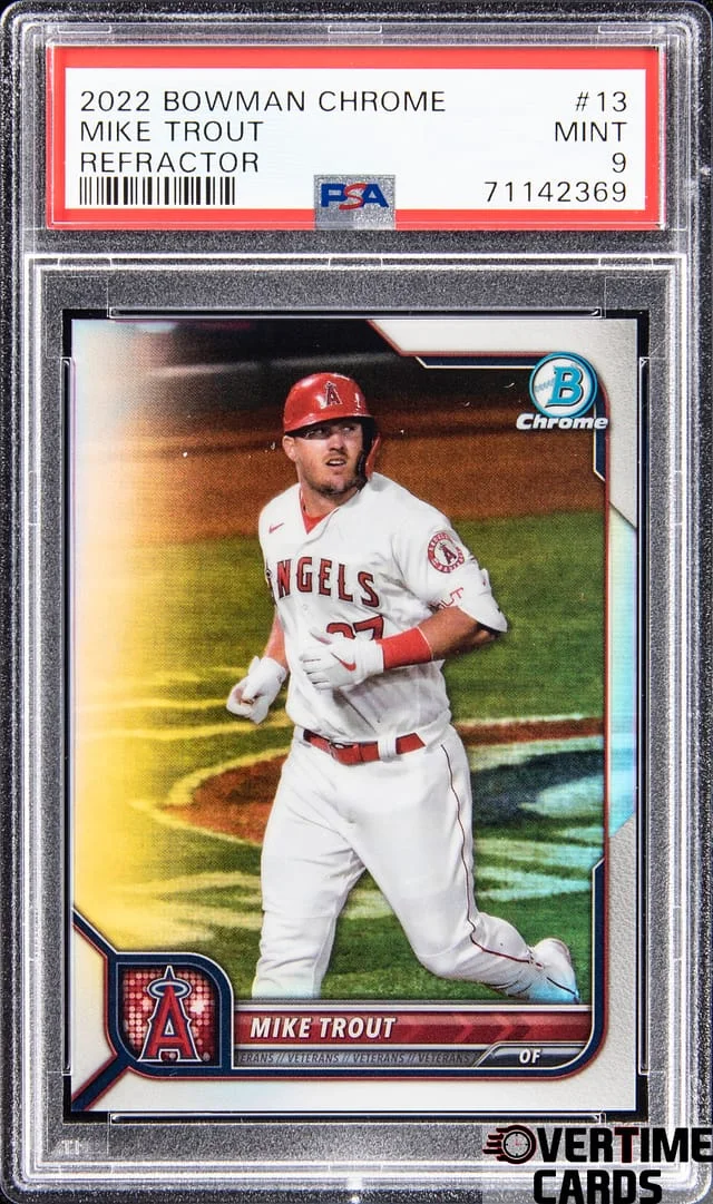 2022 Bowman Chrome Mike Trout #13 card image