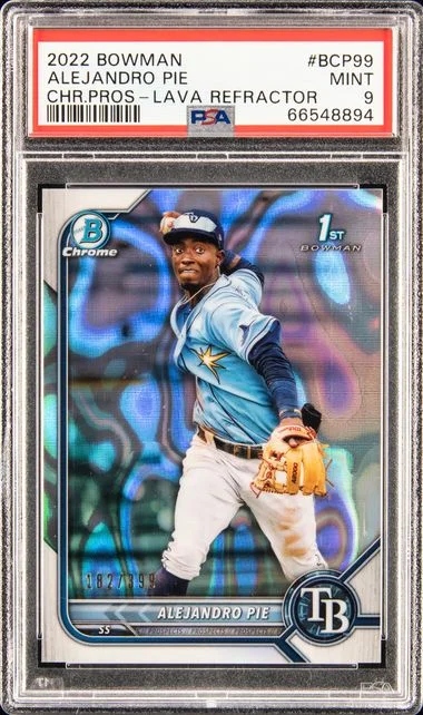 2022 Bowman Chrome Prospects Alejandro Pie #BCP99 card image