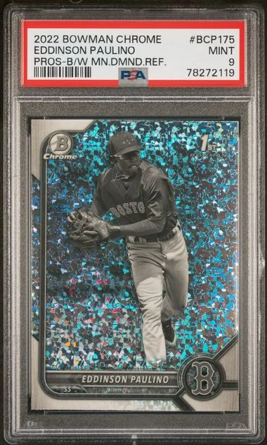2022 Bowman Chrome Prospects Eddinson Paulino #BCP175 card image