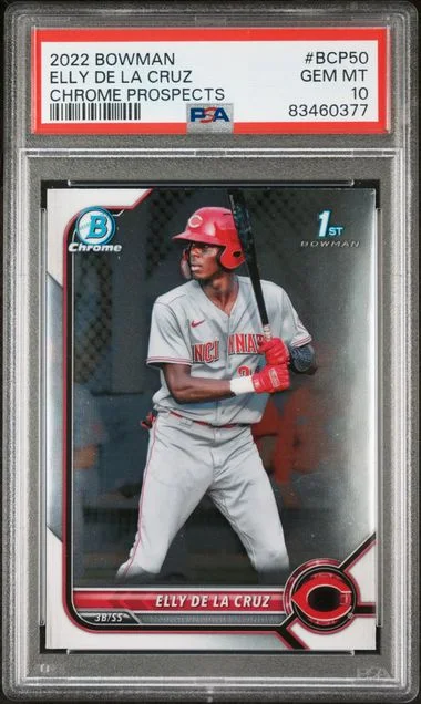 2022 Bowman Chrome Prospects Elly De La Cruz #BCP50 card image