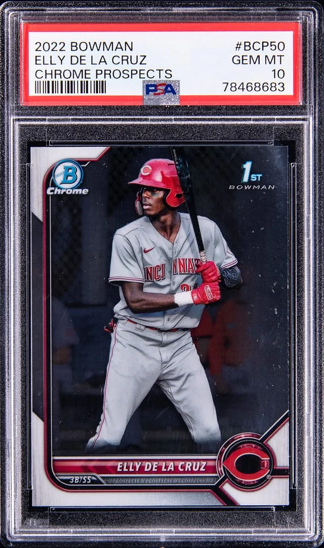 2022 Bowman Chrome Prospects Elly De La Cruz #BP50 card image