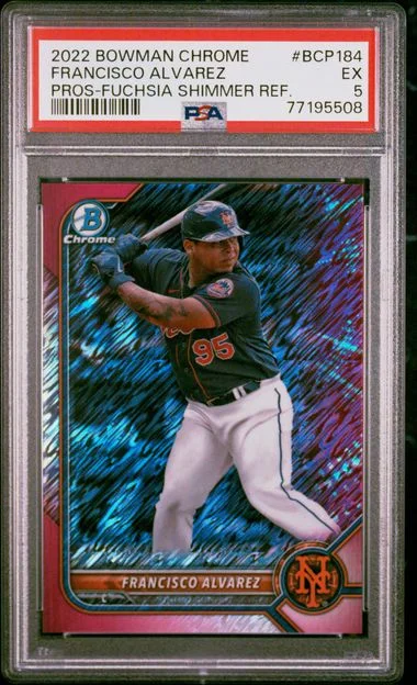 2022 Bowman Chrome Prospects Francisco Alvarez #BCP184 card image