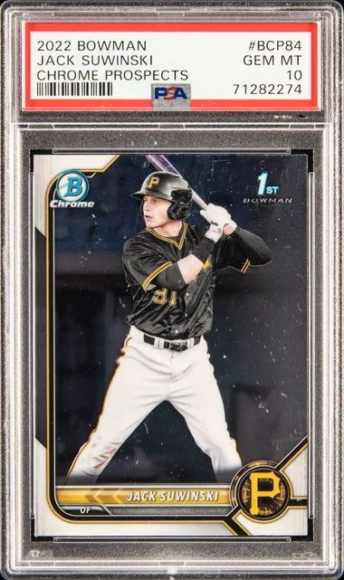 2022 Bowman Chrome Prospects Jack Suwinski #BCP-84 card image