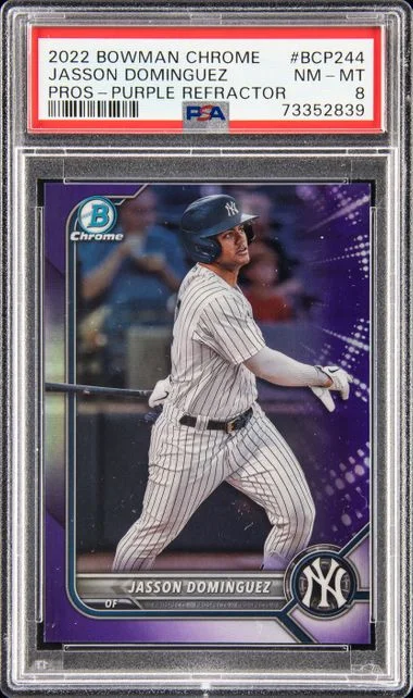 2022 Bowman Chrome Prospects Jasson Dominguez #Bcp244 card image