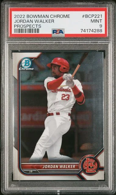 2022 Bowman Chrome Prospects Jordan Walker #BCP-221 card image