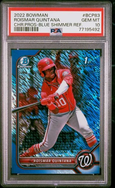 2022 Bowman Chrome Prospects Roismar Quintana #BCP83 card image