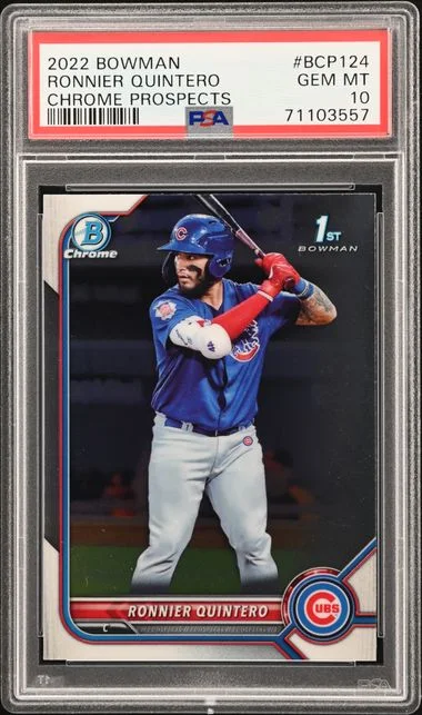 2022 Bowman Chrome Prospects Ronnier Quintero #BCP-124 card image
