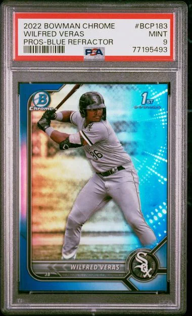 2022 Bowman Chrome Prospects Wilfred Veras #BCP183 card image