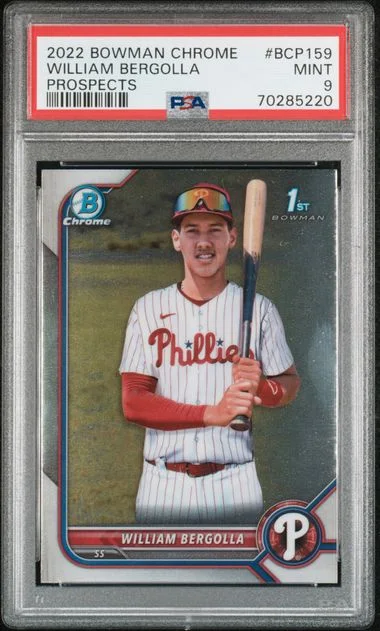 2022 Bowman Chrome Prospects William Bergolla #BCP-159 card image