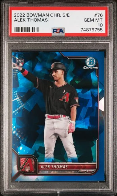 2022 Bowman Chrome Sapphire Alek Thomas Edition #76 card image