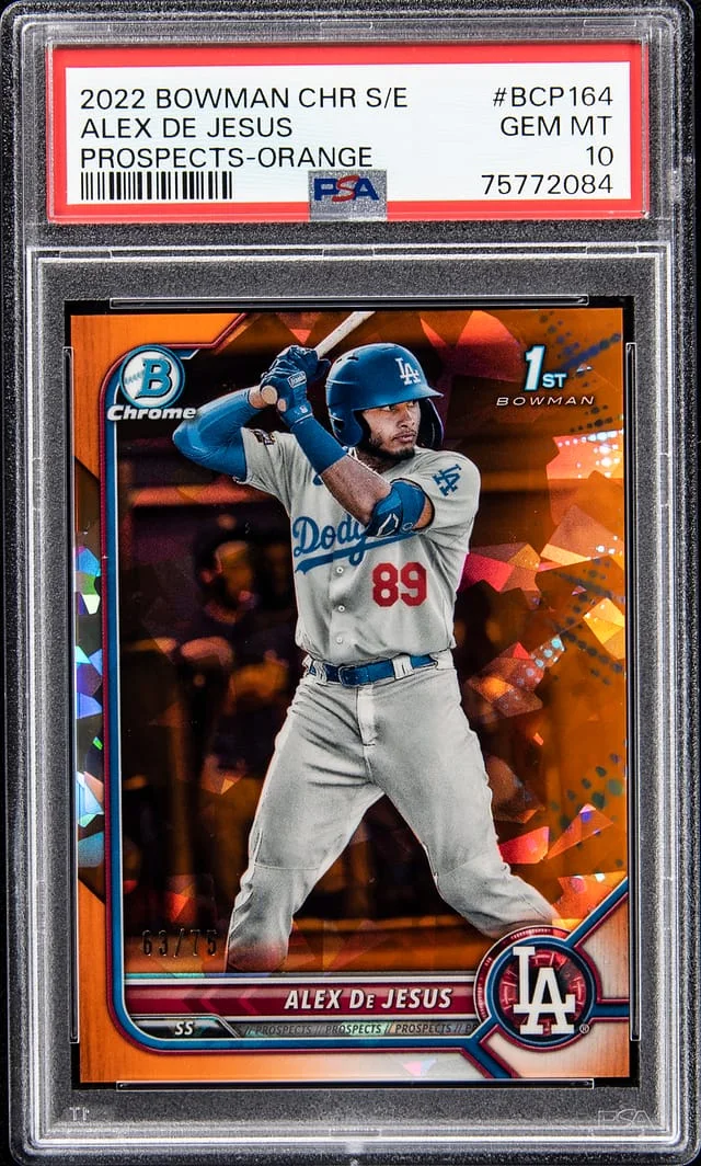 2022 Bowman Chrome Sapphire Alex De Jesus Edition Prospects-Orange #BCP164 card image
