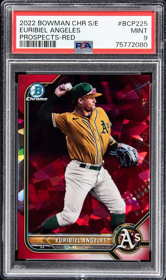 2022 Bowman Chrome Sapphire Euribiel Angeles Edition Prospects-Red #BCP225 card image