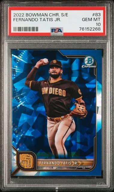 2022 Bowman Chrome Sapphire Fernando Tatis Jr. Edition #83 card image