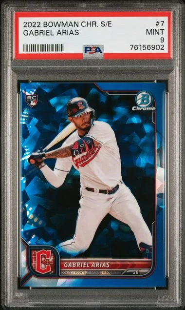2022 Bowman Chrome Sapphire Gabriel Arias Edition #7 card image
