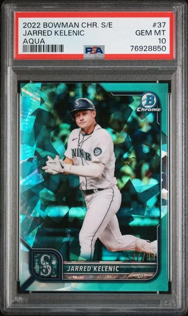 2022 Bowman Chrome Sapphire Jarred Kelenic Edition #37 card image
