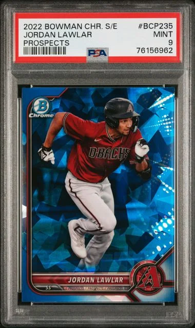 2022 Bowman Chrome Sapphire Jordan Lawlar Edition Prospects #BCP235 card image