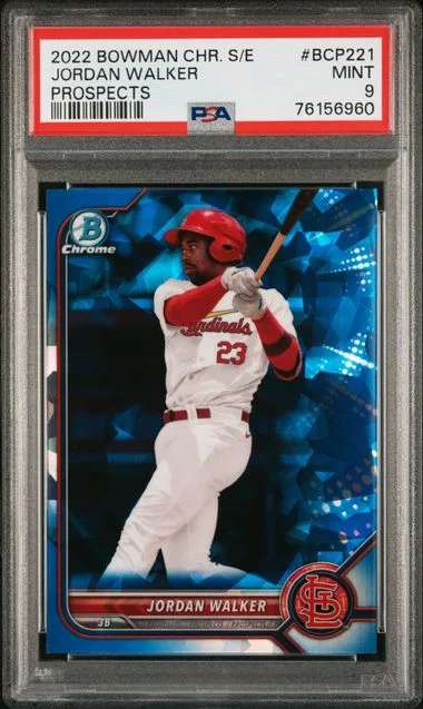 2022 Bowman Chrome Sapphire Jordan Walker Edition Prospects #BCP221 card image