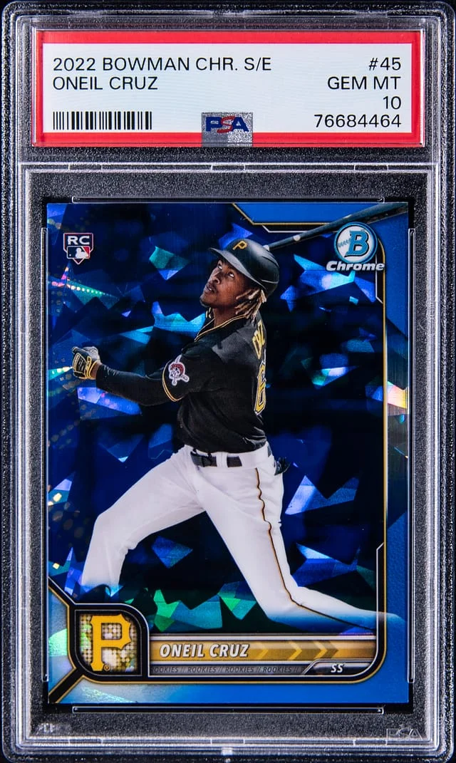 2022 Bowman Chrome Sapphire Oneil Cruz Edition Sp-Orange #45 card image