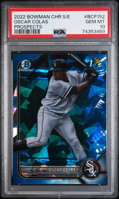 2022 Bowman Chrome Sapphire Oscar Colas Edition Prospects #BCP-152 card image