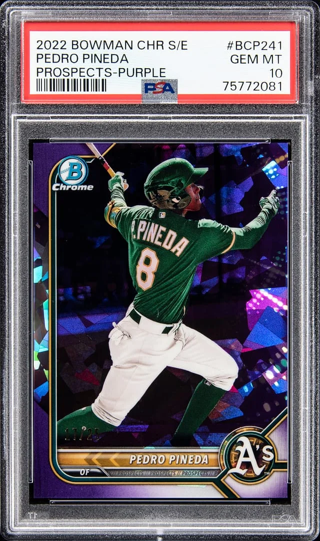 2022 Bowman Chrome Sapphire Pedro Pineda Edition Prospects-Purple #BCP241 card image