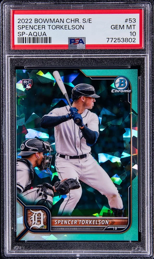 2022 Bowman Chrome Sapphire Spencer Torkelson Edition #53 card image