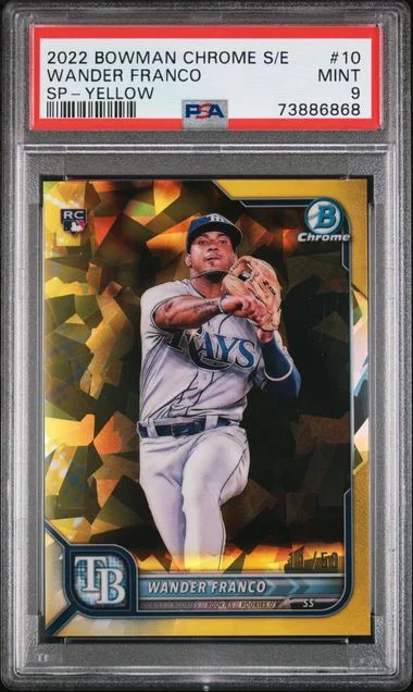 2022 Bowman Chrome Sapphire Wander Franco Edition #10 card image