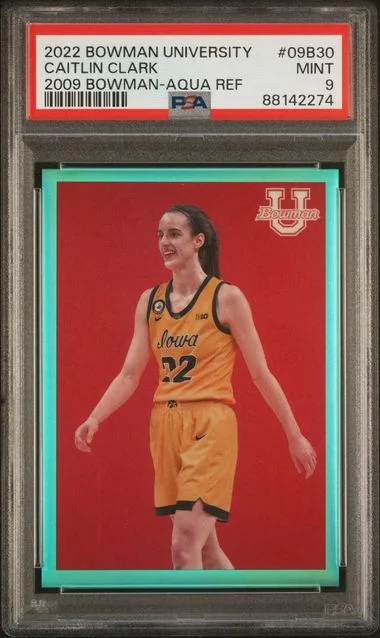 2022 Bowman Chrome University Caitlin Clark 2009 Bowman #09B30 card image