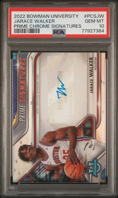 2022 Bowman Chrome University Jarace Walker Prime Chrome Signatures #PCSJW card image