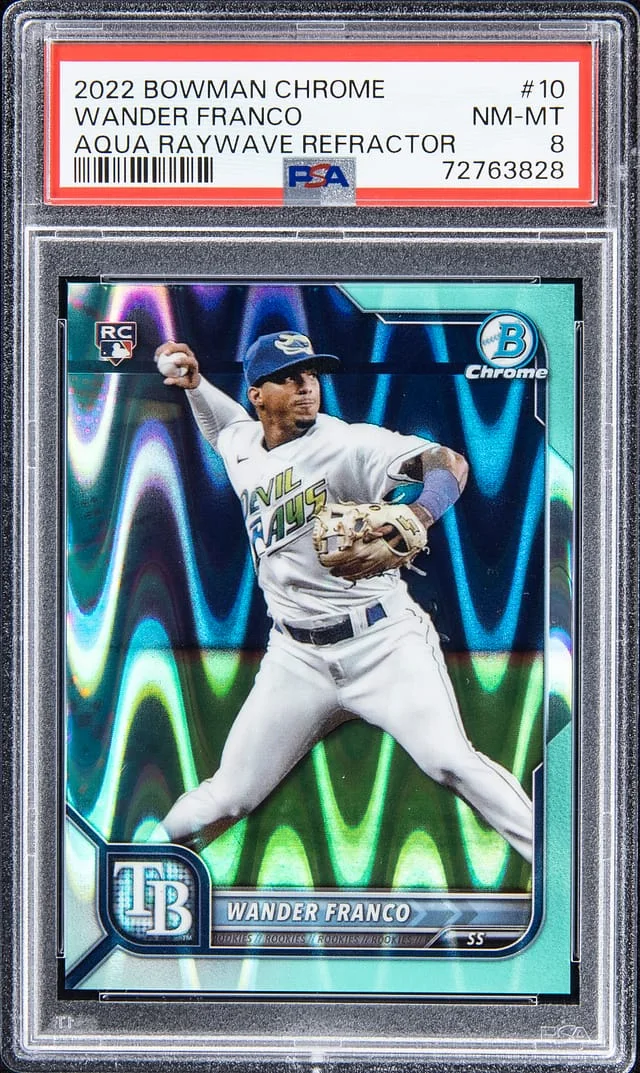 2022 Bowman Chrome Wander Franco #10 card image