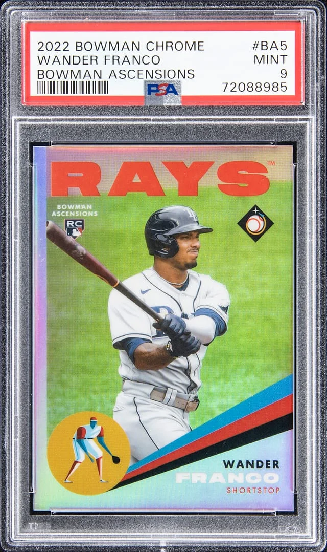 2022 Bowman Chrome Wander Franco Ascensions #BA5 card image