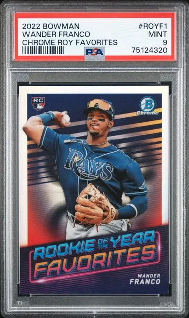 2022 Bowman Chrome Wander Franco Of The Year Favorites #Royf1 card image