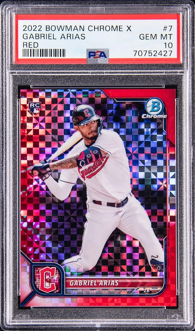 2022 Bowman Chrome X Gabriel Arias #7 card image