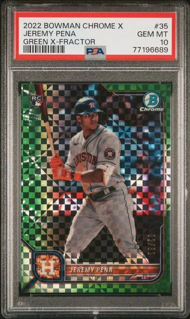2022 Bowman Chrome X Jeremy Pena #35 card image