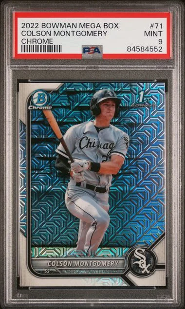 2022 Bowman Colson Montgomery Mega Box Chrome #71 card image